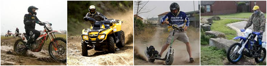 Off-road vehicles banner size